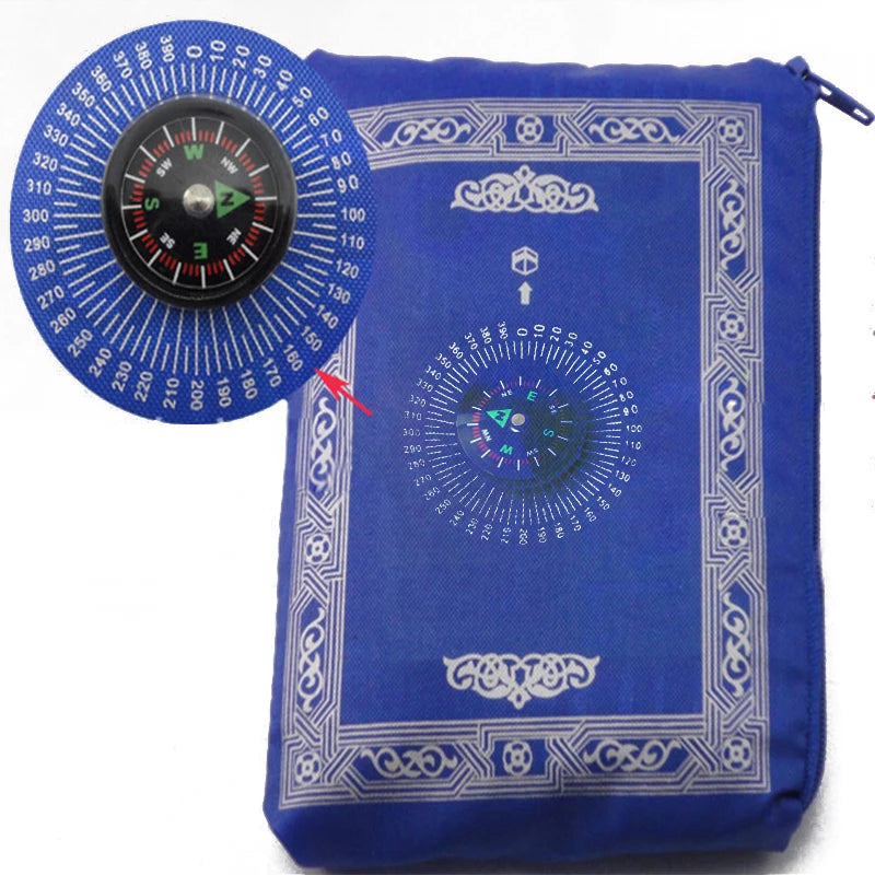 Prayer Rug with Compass In Pouch 100*60cm