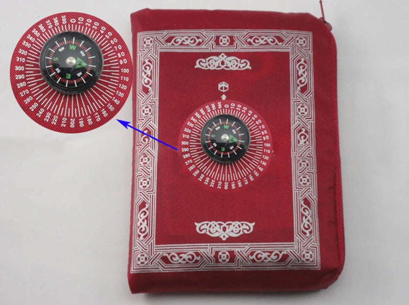 Prayer Rug with Compass In Pouch 100*60cm