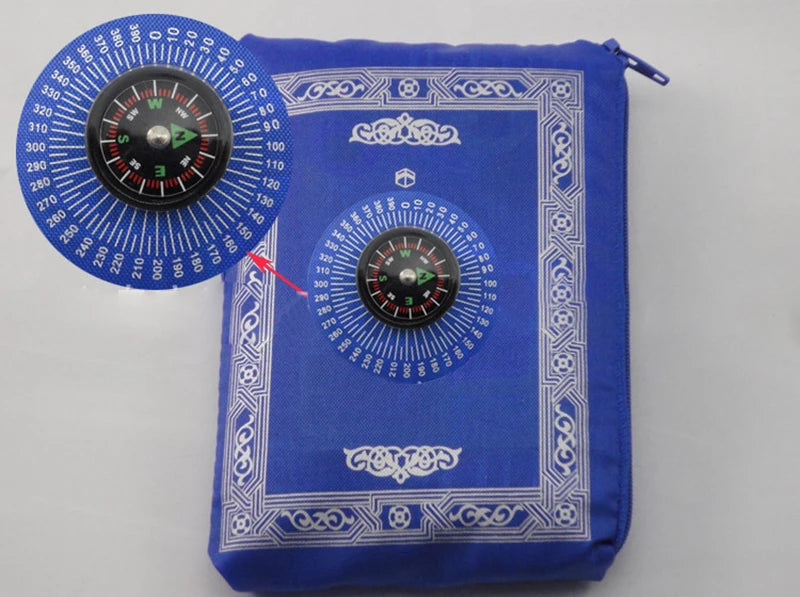 Prayer Rug with Compass In Pouch 100*60cm