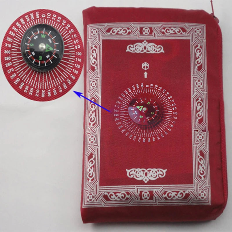 Prayer Rug with Compass In Pouch 100*60cm