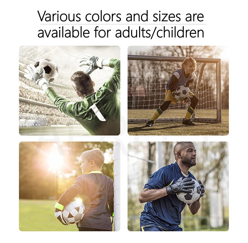 Football Soccer Goalkeeper Gloves Thickened Football Professional Protection Adults Teenager Goalkeeper Soccer Goalie Gloves